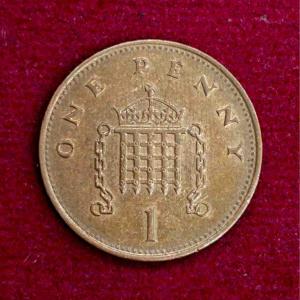 United Kingdom (UK) 1 Penny Elizabeth II 1996 Coin