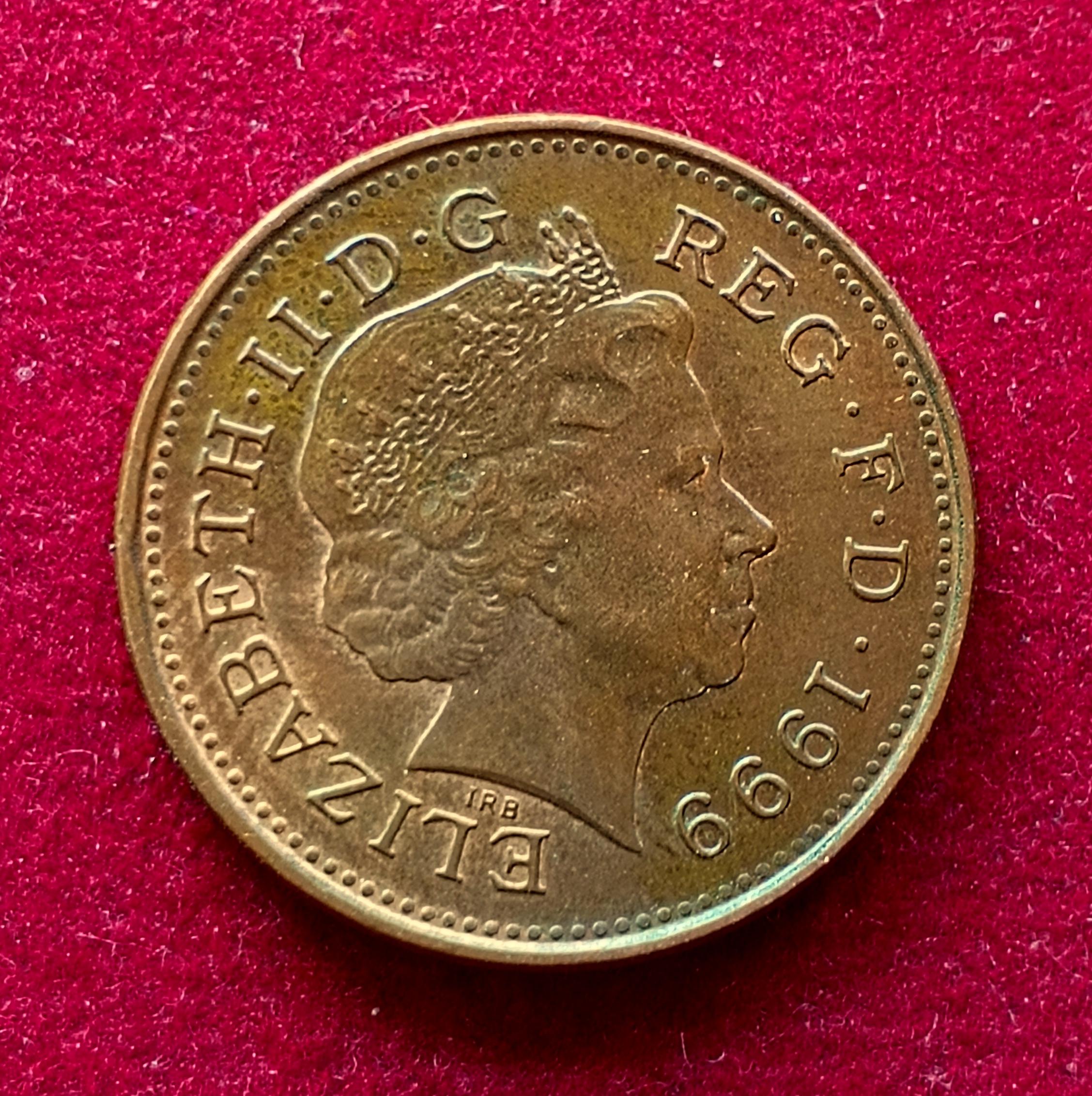 United Kingdom (UK) 1 Penny Elizabeth II 1999 Coin