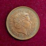 United Kingdom (UK) 1 Penny Elizabeth II 2000 Coin