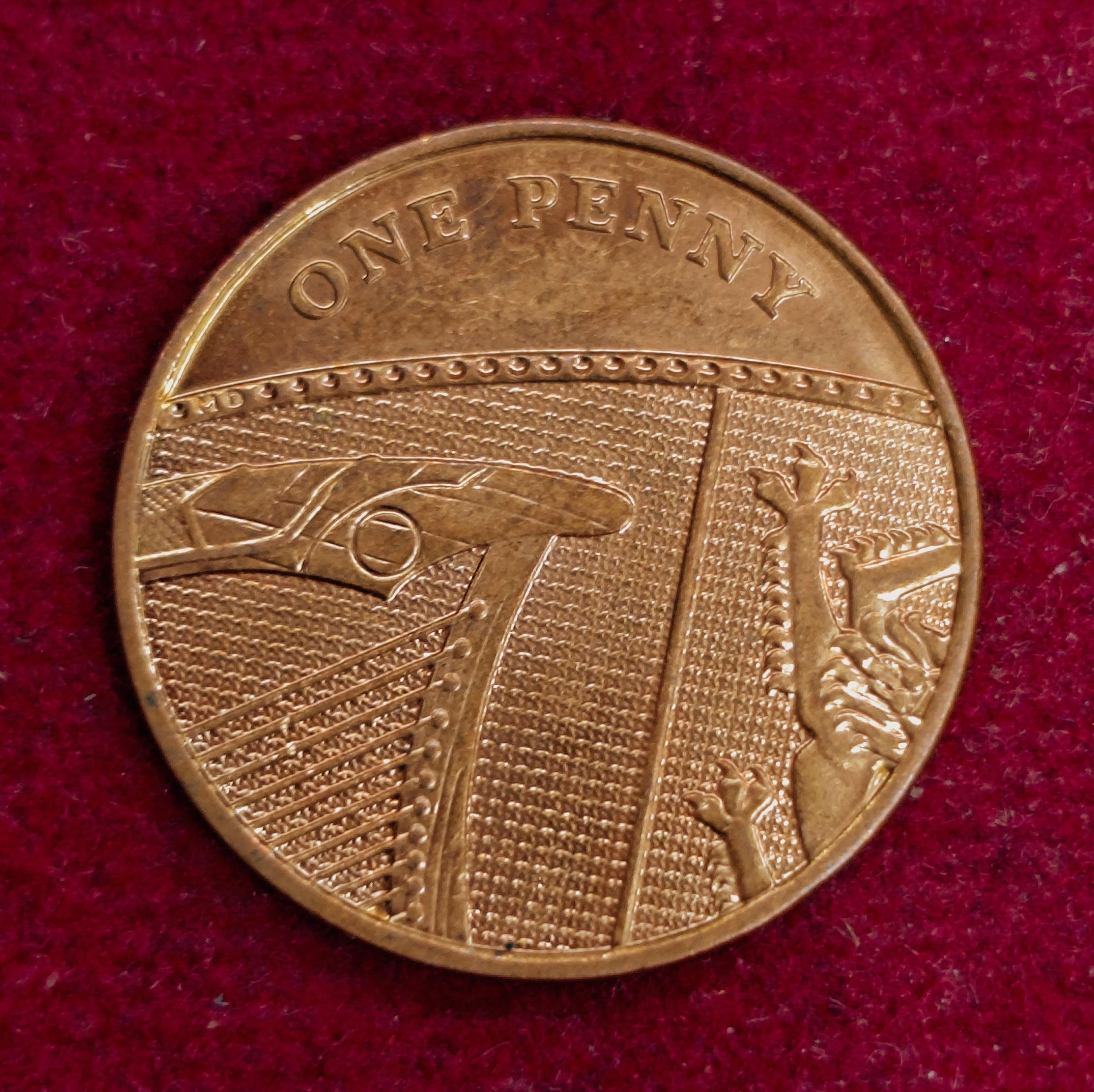 United Kingdom (UK) 1 Penny Elizabeth II 2009 Coin