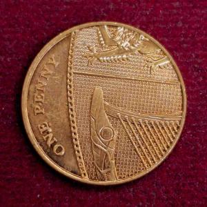 United Kingdom (UK) 1 Penny Elizabeth II 2010 Coin