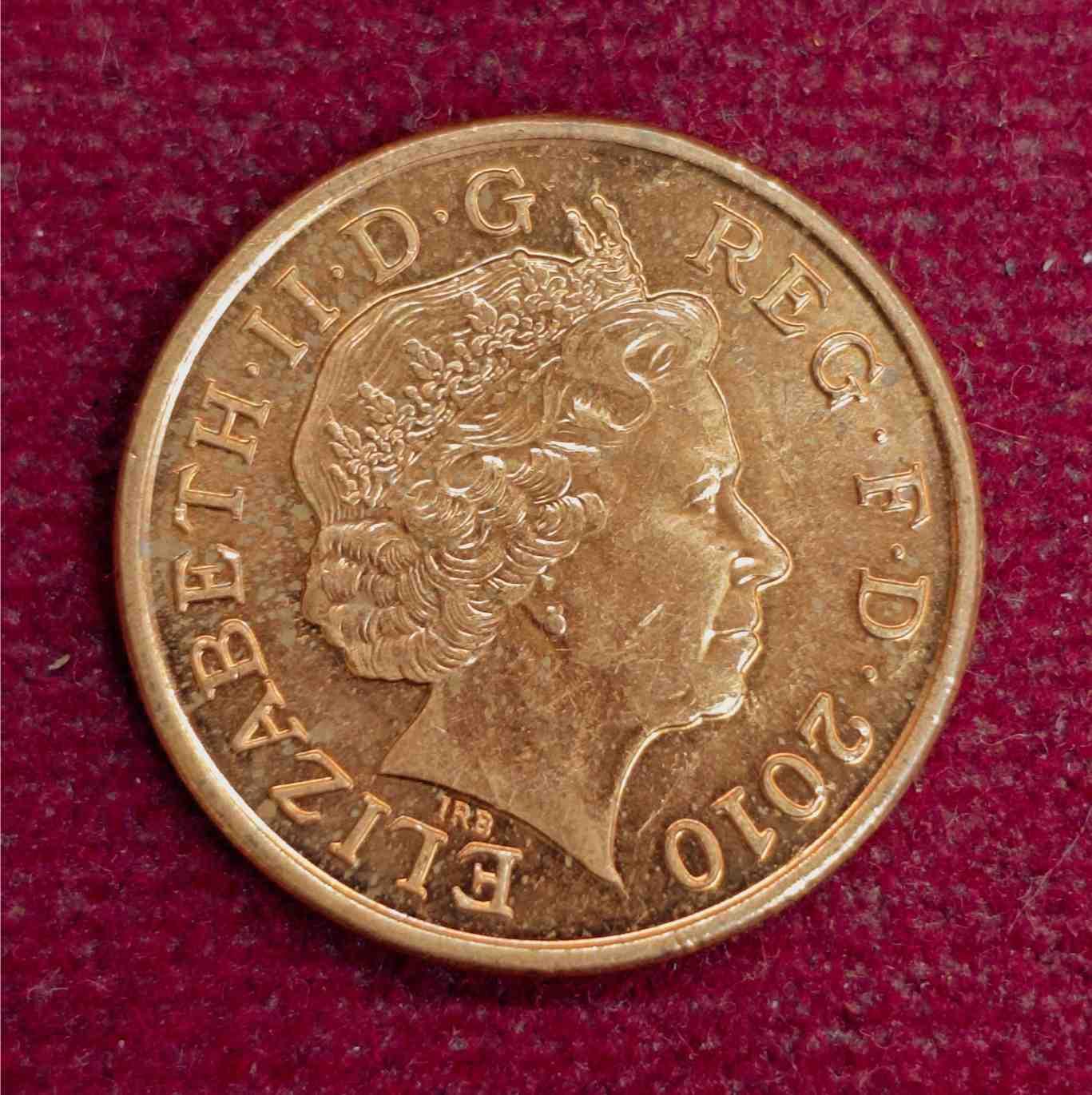 United Kingdom (UK) 1 Penny Elizabeth II 2010 Coin