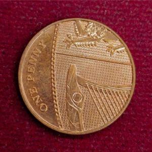 United Kingdom (UK) 1 Penny Elizabeth II 2010 Coin