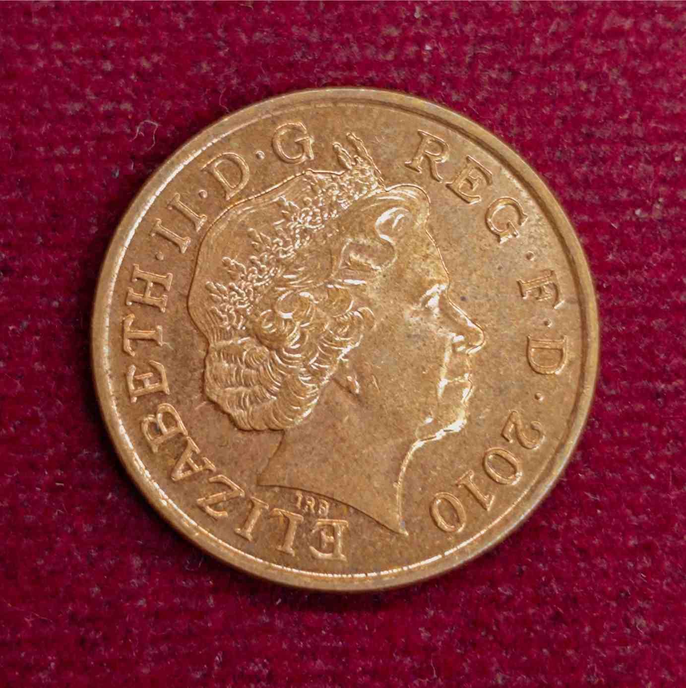 United Kingdom (UK) 1 Penny Elizabeth II 2010 Coin