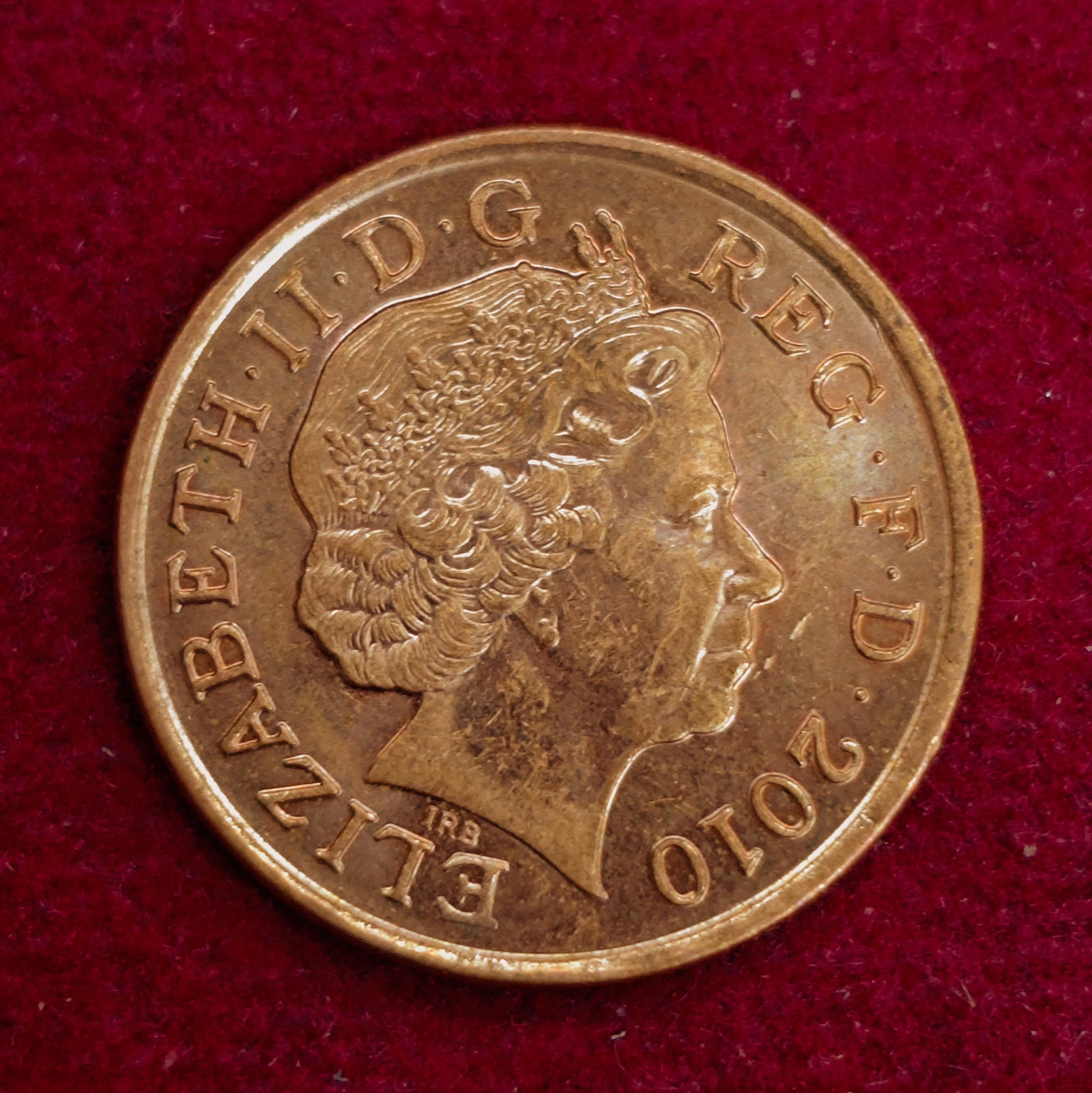 United Kingdom (UK) 1 Penny Elizabeth II 2010 Coin