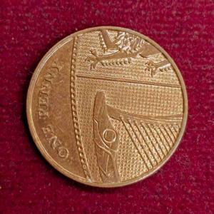 United Kingdom (UK) 1 Penny Elizabeth II 2010 Coin