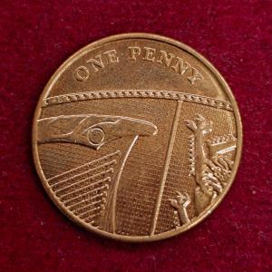 United Kingdom (UK) 1 Penny Elizabeth II 2012 Coin