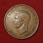 United Kingdom (UK) 1 Penny George VI 1944 Coin