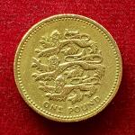 United Kingdom (UK) 1 Pound - Elizabeth II 1997 English Lions Coin