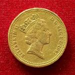 United Kingdom (UK) 1 Pound - Elizabeth II 1997 English Lions Coin