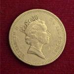United Kingdom (UK) 1 Pound - Elizabeth II 3rd portrait 1985 Commemorative Coin