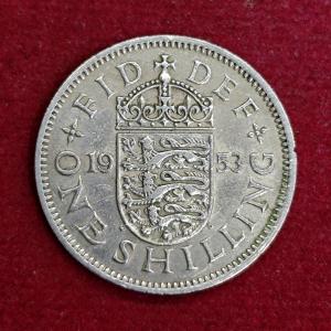 United Kingdom (UK) 1 Shilling - Elizabeth II 1953 Coin