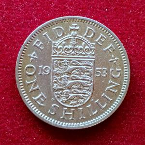 United Kingdom (UK) 1 Shilling Elizabeth II 1953 Coin