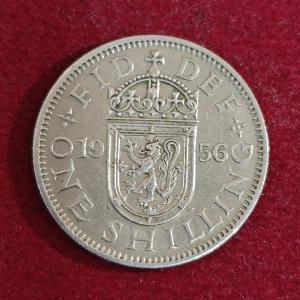 United Kingdom (UK) 1 Shilling - Elizabeth II 1956 Coin