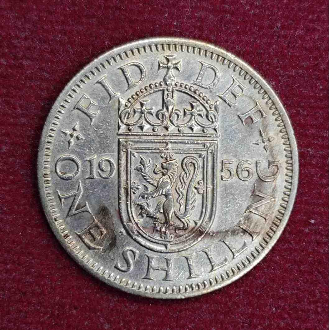 United Kingdom (UK) 1 Shilling - Elizabeth II 1956 Coin