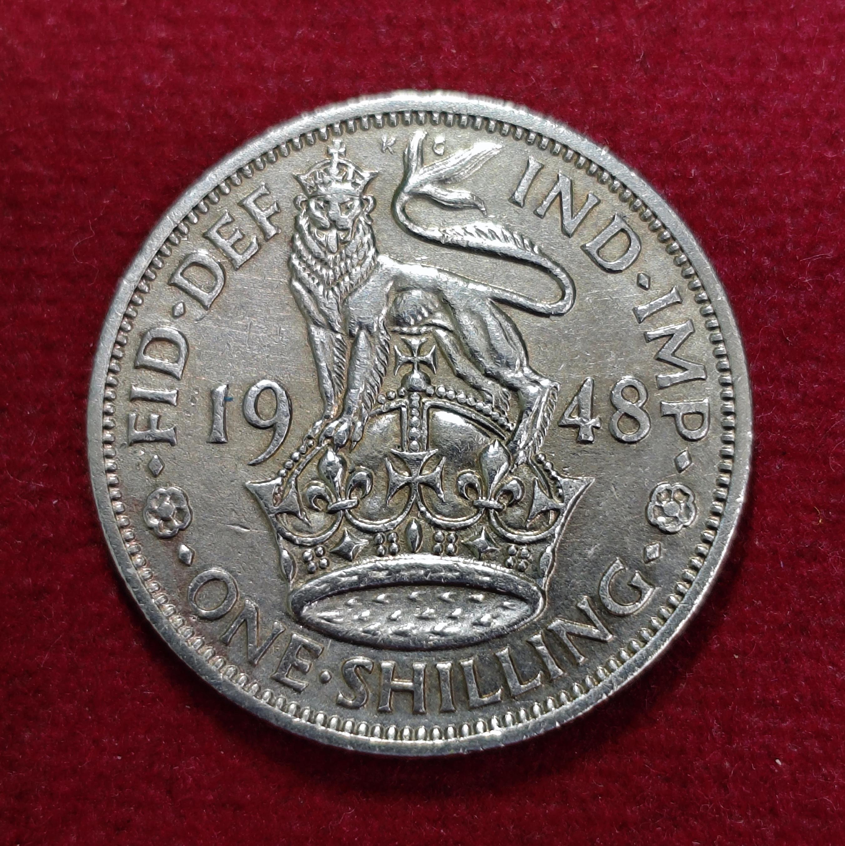 United Kingdom (UK) 1 Shilling - George VI 1948 Coin