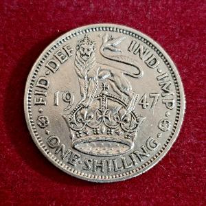 United Kingdom (UK) 1 Shilling - George VI 1947 Coin