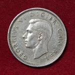 United Kingdom (UK) 1 Shilling George VI  Scottish crest 1949 Coin