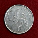 United Kingdom (UK) 10 Pence Elizabeth II 1992 Coin