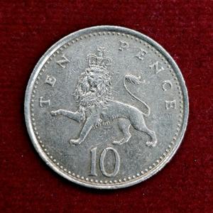 United Kingdom (UK) 10 Pence Elizabeth II 1992 Coin