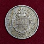 United Kingdom (UK) 1/2 Crown - Elizabeth II 1958 Coin