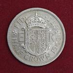 United Kingdom (UK) 1/2 Crown - Elizabeth II 1960 Coin