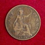 United Kingdom (UK) 1/2 Penny George V 1934 Coin