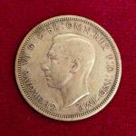 United Kingdom (UK) 1/2 Penny George VI 1938 Coin