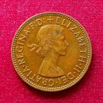 United Kingdom (UK) 1/2 Penny George VI 1954 Coin