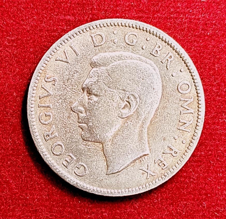 United Kingdom (UK) 2 Shillings Elizabeth II 1948 Coin