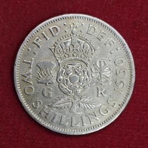 United Kingdom (UK) 2 Shillings - George VI 1950 Coin