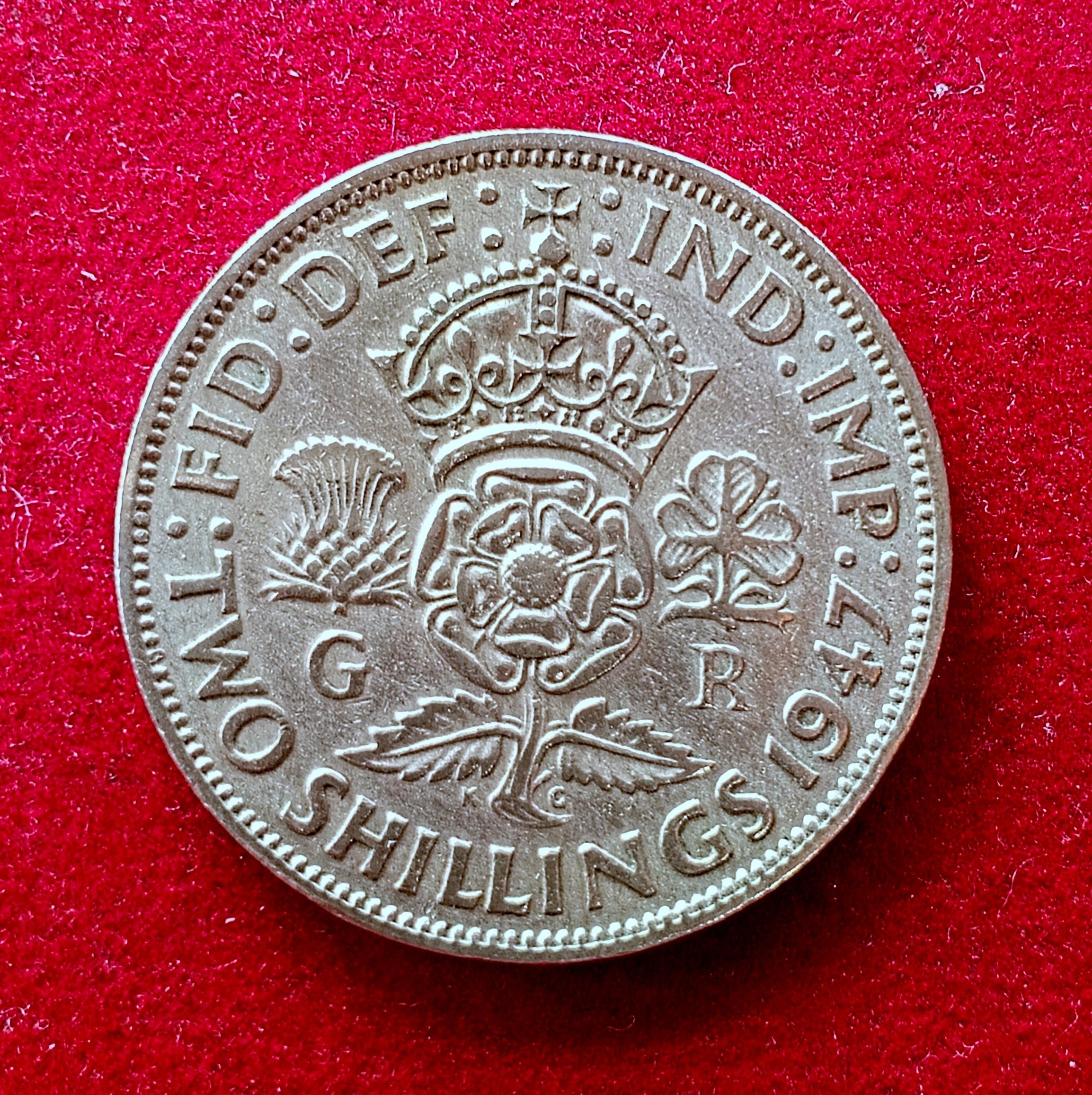 United Kingdom (UK) 2 Shillings - George VI 1947 Coin