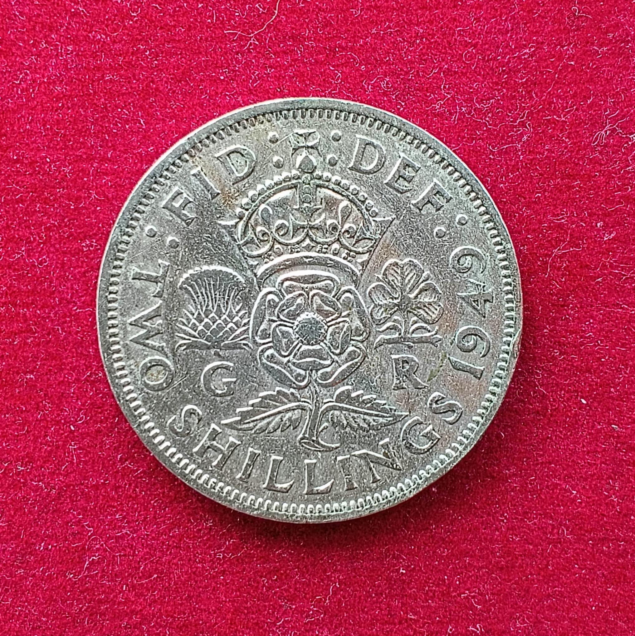 United Kingdom (UK) 2 Shillings - George VI 1949 Coin