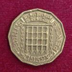 United Kingdom (UK) 3 Pence - Elizabeth II 1959 Coin