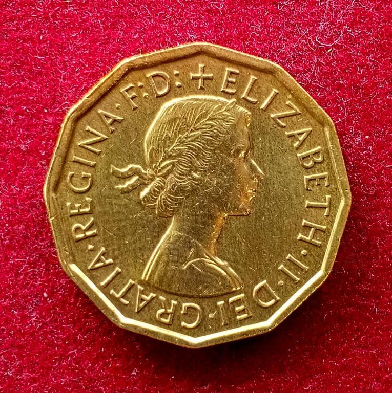 United Kingdom (UK) 3 Pence - Elizabeth II 1960 Coin
