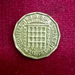 United Kingdom (UK) 3 Pence - Elizabeth II 1964 Coin