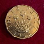 United Kingdom (UK) 3 Pence George VI 1942 Coin