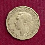 United Kingdom (UK) 3 Pence George VI 1942 Coin