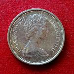 United Kingdom (UK) 5 Pence Elizabeth II 1971 Coin