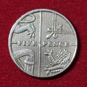 United Kingdom (UK)   5 Pence - Elizabeth II 5th portrait 2009 Coin
