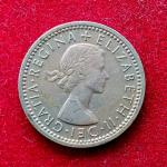 United Kingdom (UK) 6 Pence Elizabeth II 1961 Coin