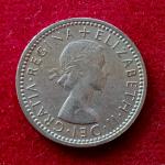 United Kingdom (UK) 6 Pence Elizabeth II 1961 Coin