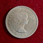 United Kingdom (UK) 6 Pence Elizabeth II 1963 Coin