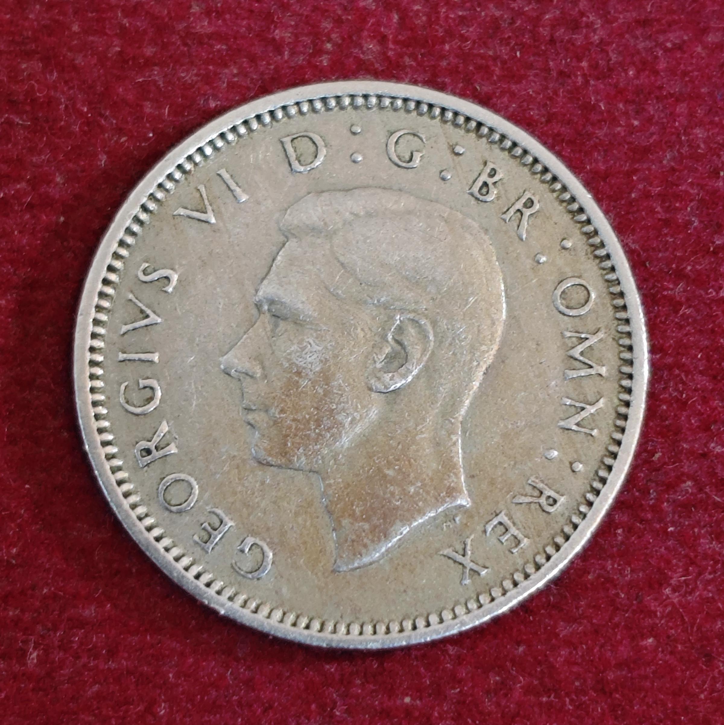 United Kingdom (UK) 6 Pence George VI 1948  Coin