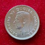 United Kingdom (UK) 6 Pence George VI 1948 Coin