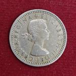 United Kingdom (UK) 6 Pence Queen Elizabeth II 1963 Coin
