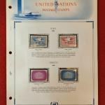 United Nations 1955 Commemorative Stamp Set – ICAO & UNESCO Issues (Mounted Album Page) 4v Stamps