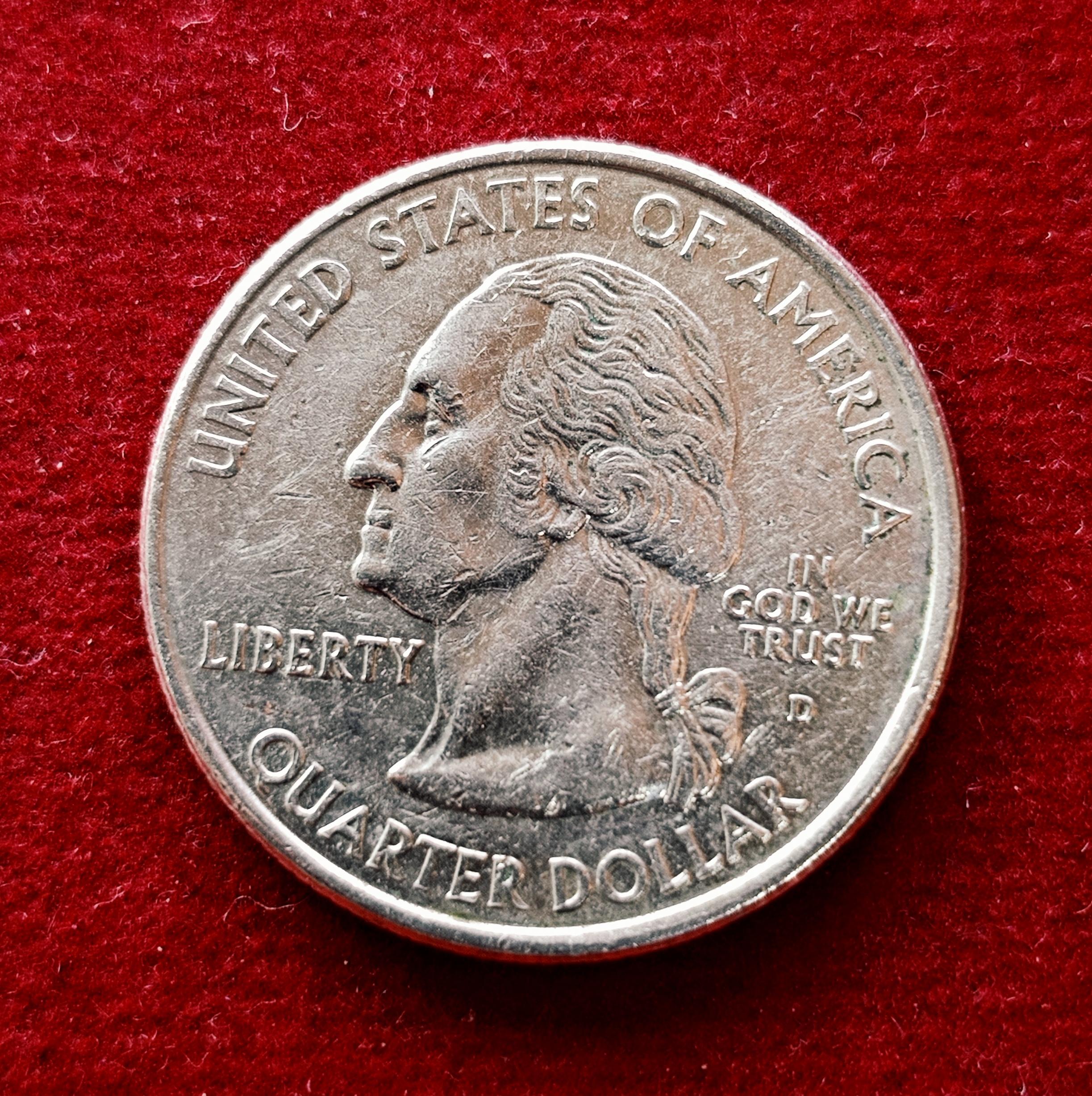 United States 1/4 Dollar "Washington Quarter" Hawaii Commemorative Coin