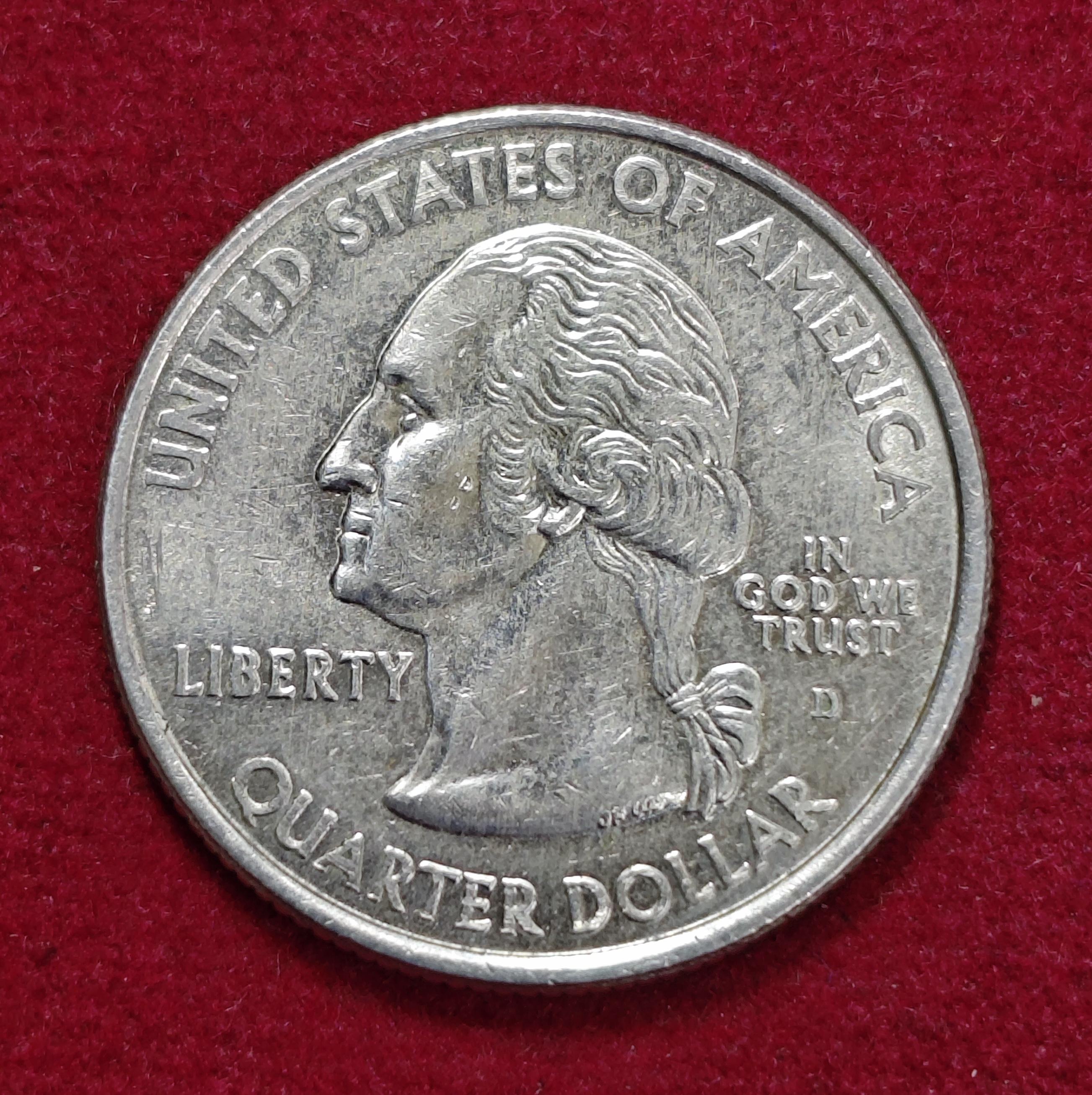 United States 1/4 Dollar "Washington Quarter" Hawaii Commemorative Coin
