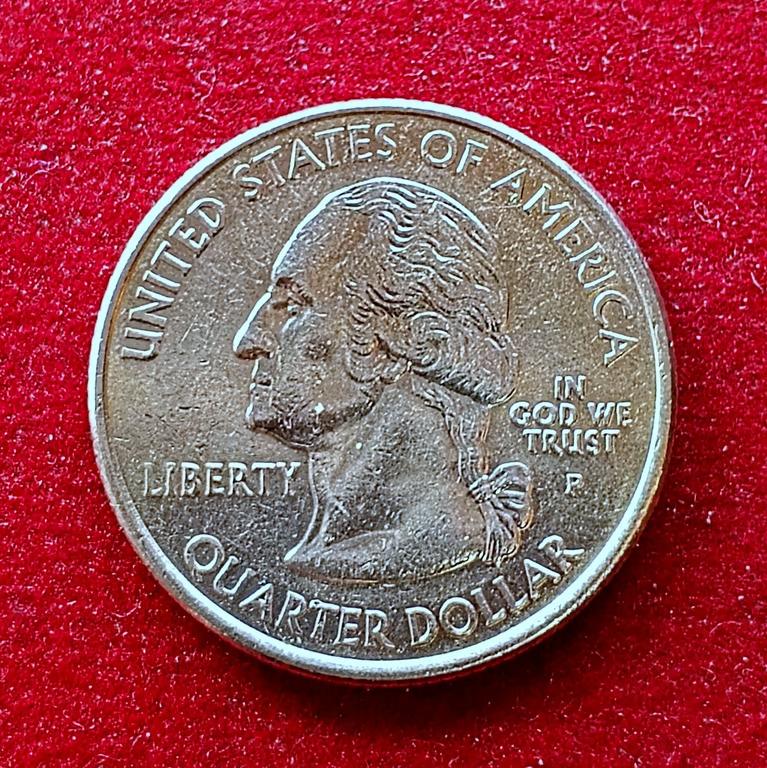 United States 1/4 Dollar "Washington Quarter" Mississippi 2002 Coin (P - Mint of Philadelphia)
